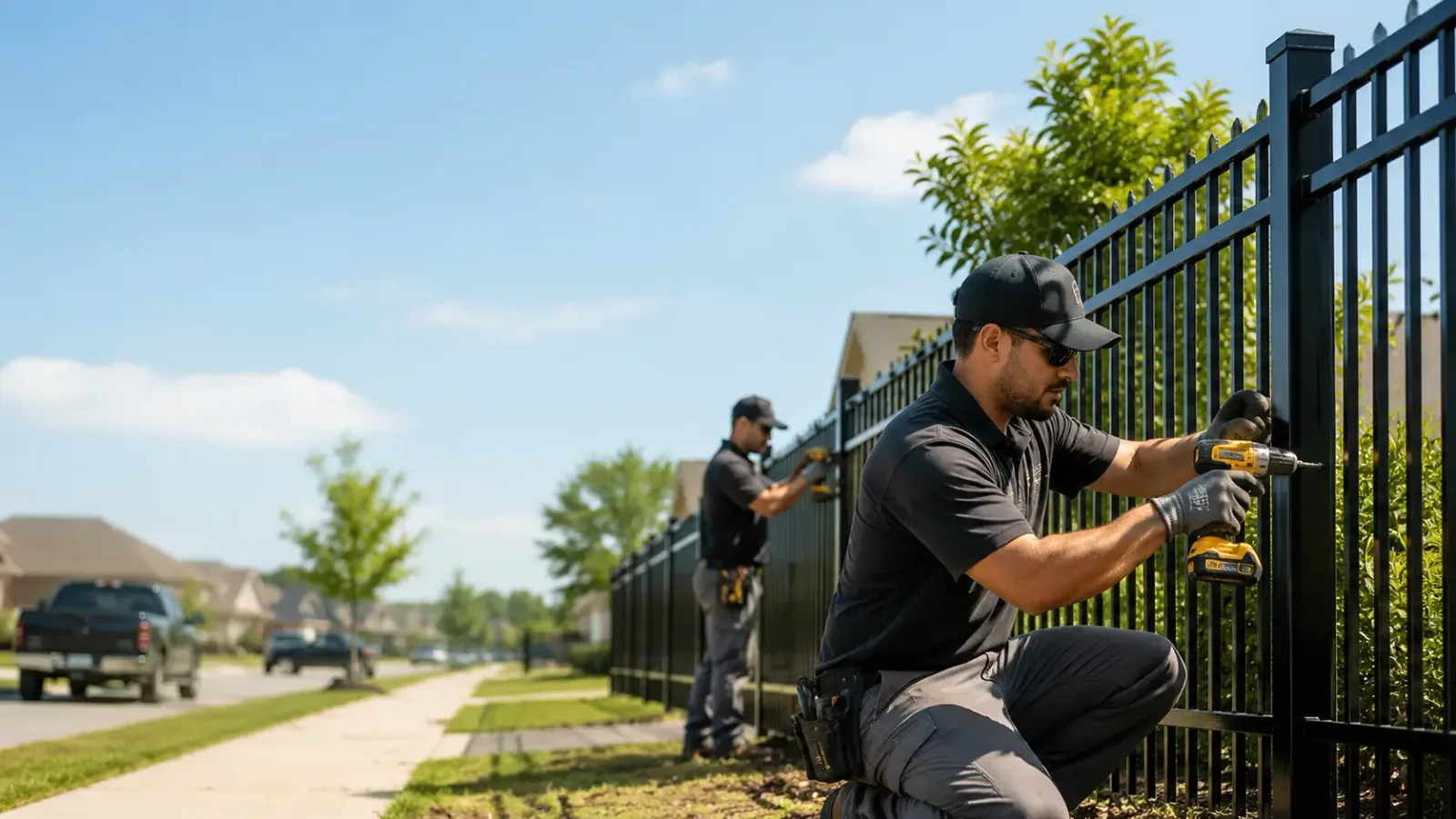 Metal Fence Installation in Cedarburg, WI